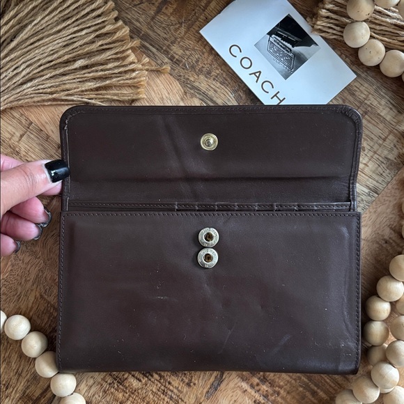 💳🤎COACH Combination Wallet Checkbook🤎💳 - Picture 5 of 12
